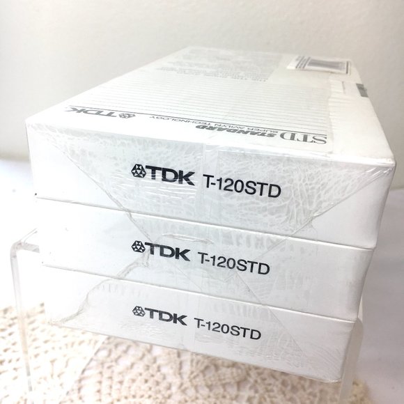 Bundle of 3 TDK  6 Hour T-120 blank VHS NWT - Picture 5 of 8